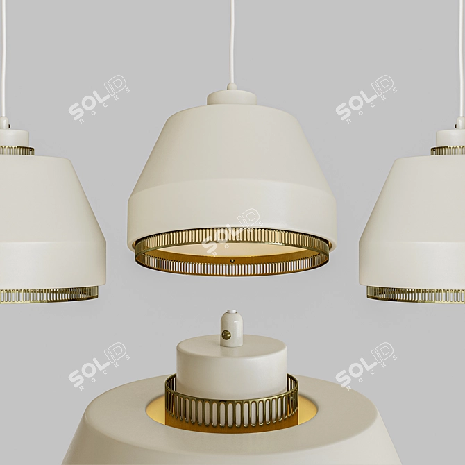 Aino Aalto AMA500 Ceiling Lamp 3D model image 6