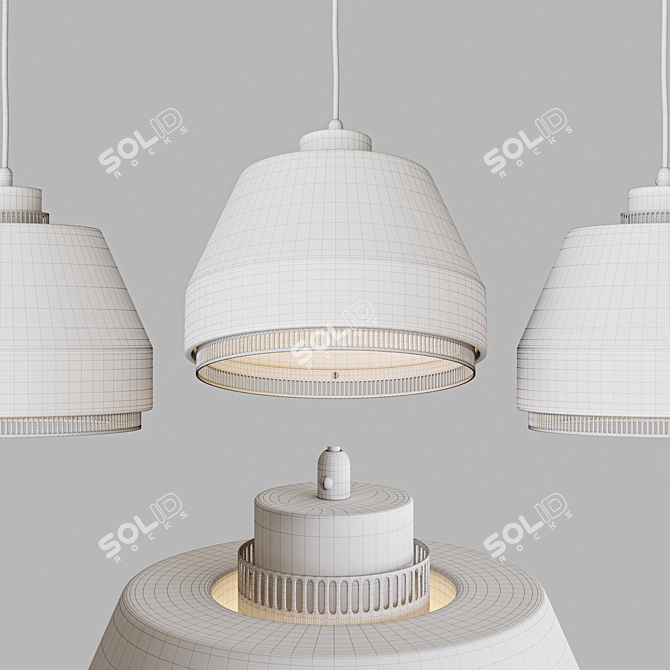 Aino Aalto AMA500 Ceiling Lamp 3D model image 2