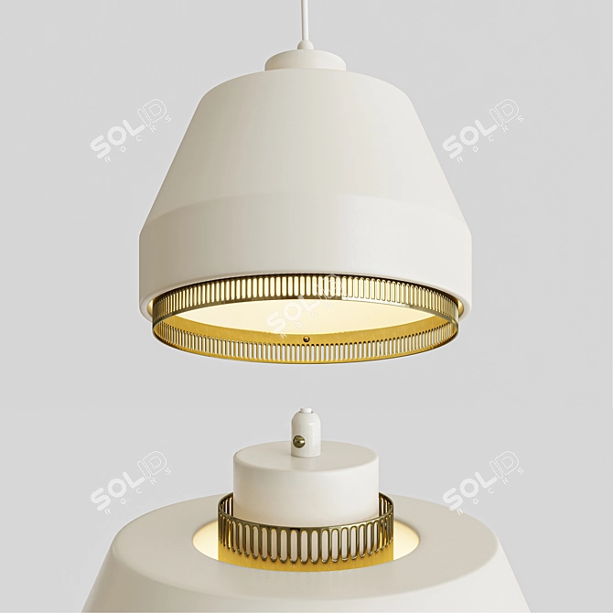 Aino Aalto AMA500 Ceiling Lamp 3D model image 4