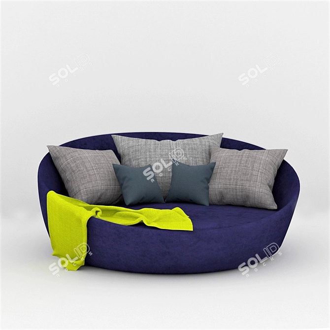 B&B Bebitalia Sofa 3D model image 1