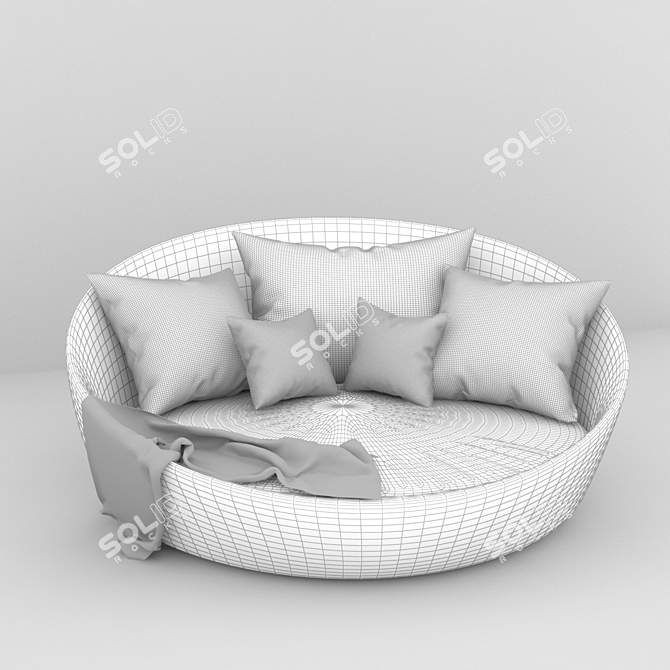 B&B Bebitalia Sofa 3D model image 4