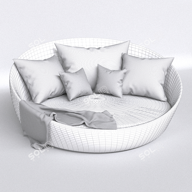 B&B Bebitalia Sofa 3D model image 8