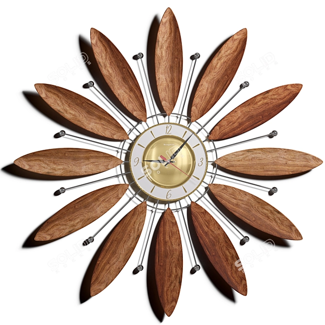 Radiant Sunflower Wall Decor 3D model image 1