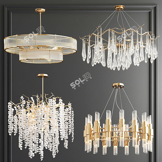 Elegant Chandelier Collection_72 3D model image 1