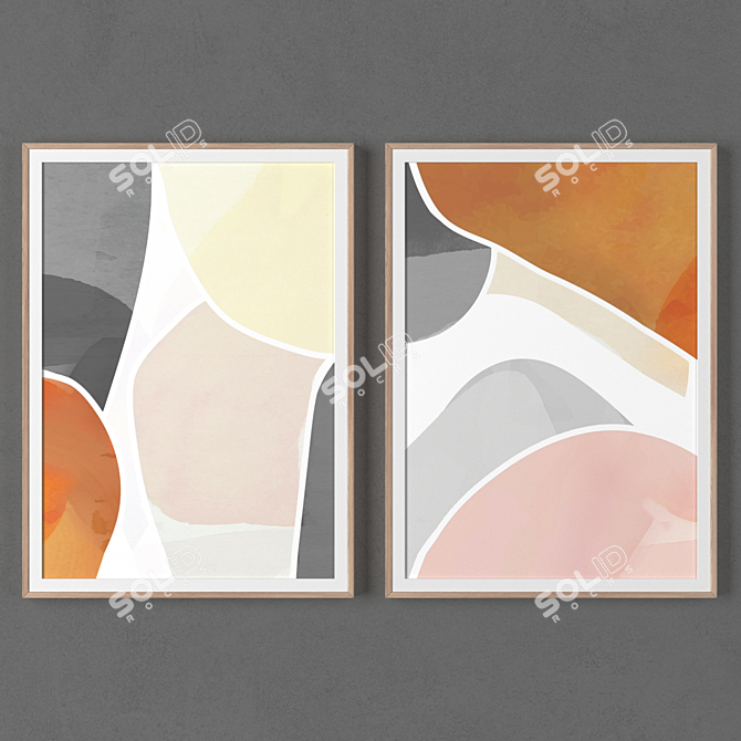 Abstract Frames Collection 3D model image 1