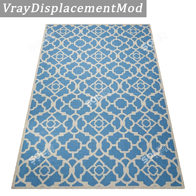 High-Quality Carpet Set - 3 Variations 3D model image 3