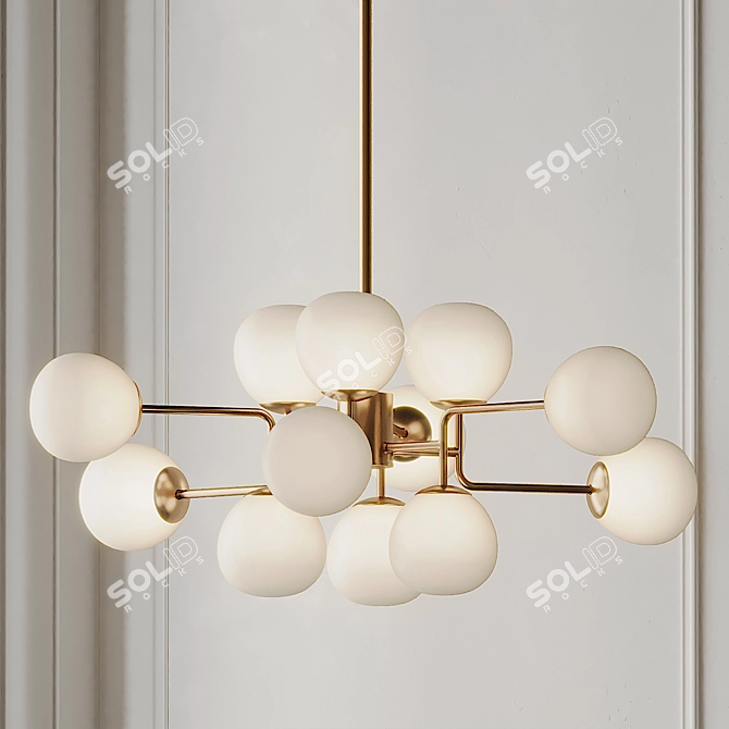 Erich Chandelier: Modern Elegance 3D model image 2