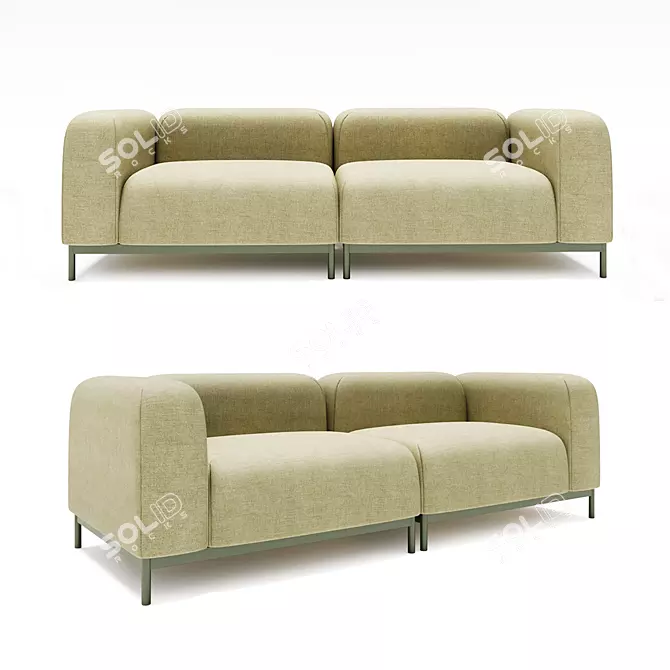 Modular CHILL Sofa: Stylish Seating 3D model image 1
