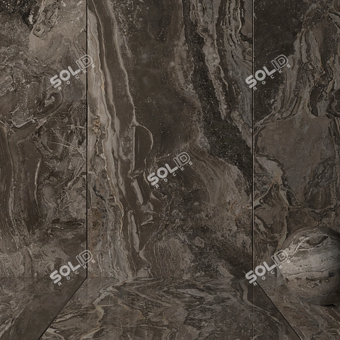 Museum Orobico Light: Elegant Marble Wall Tiles 3D model image 2