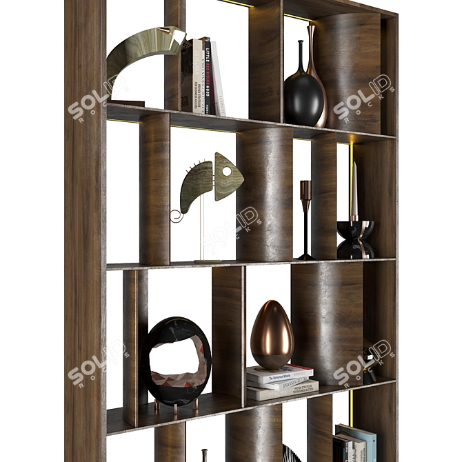 Versatile Shelving Unit with Multiple File Formats 3D model image 3