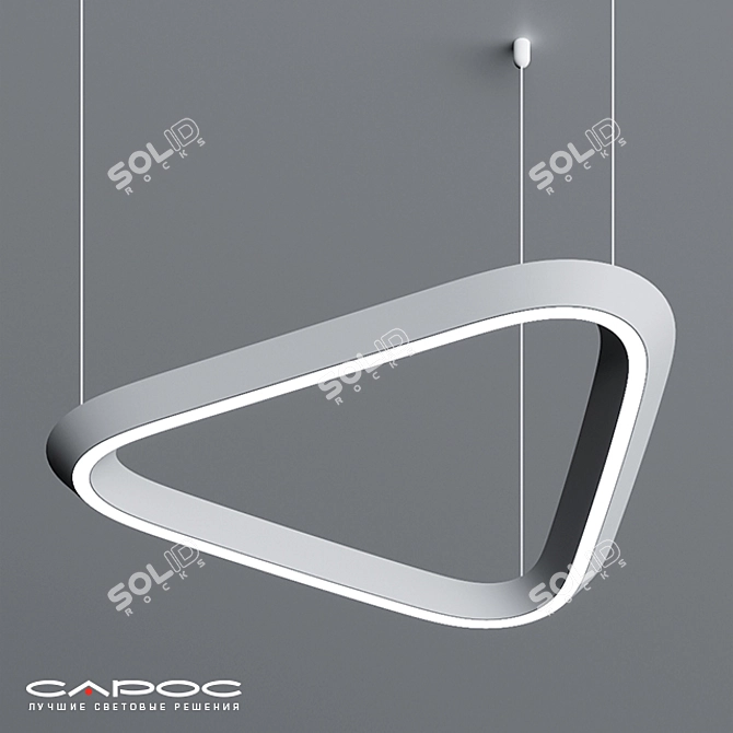 ICEBERG 4 Trio Pendant Lamp 3D model image 1