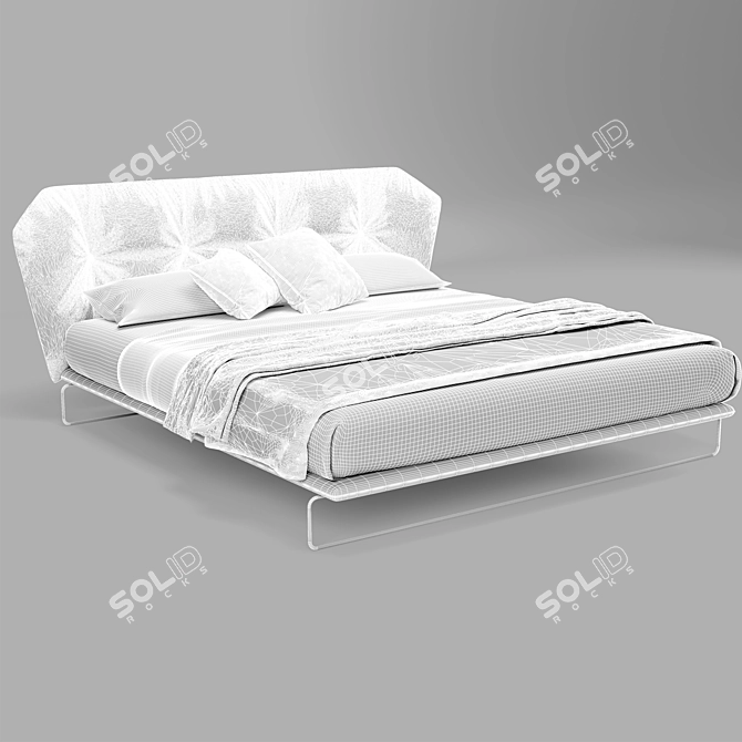 Sabaitalia New York Bed 3D model image 5