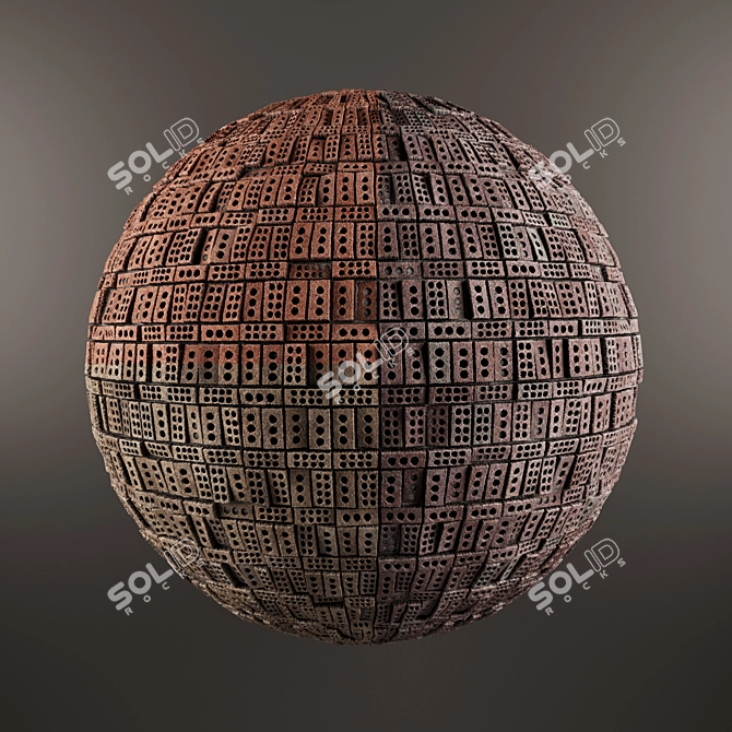 4K Brick Texture Set 3D model image 2