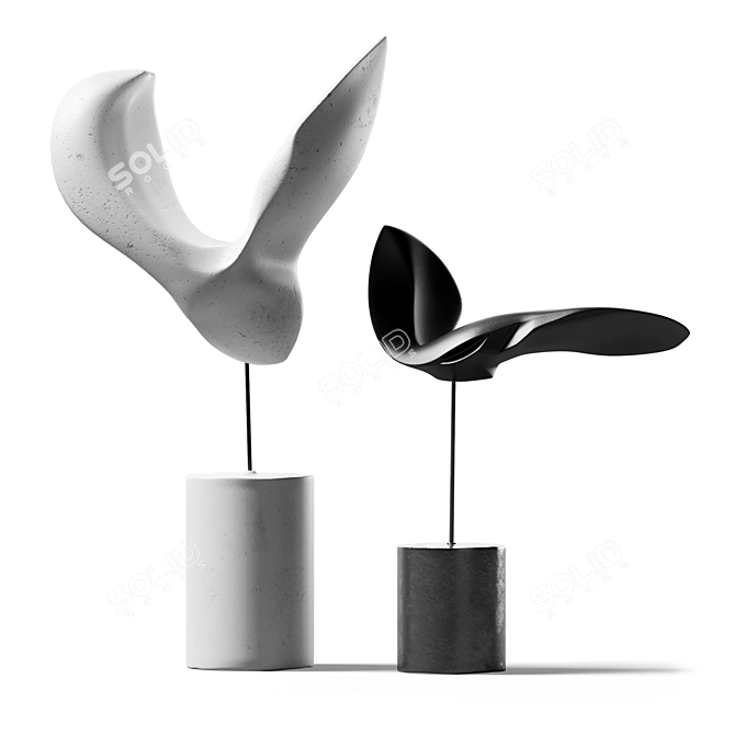 Sophie Thompson Sculpture: Elegant and Timeless Art 3D model image 1