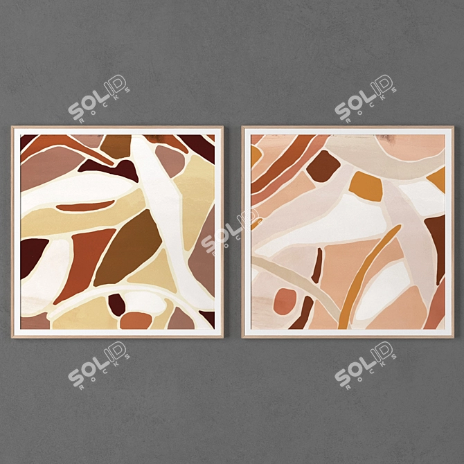 Abstract Frames Collection: 700mm & 2000px 3D model image 1