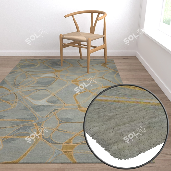 Title: Luxury Carpet Set 3D model image 5