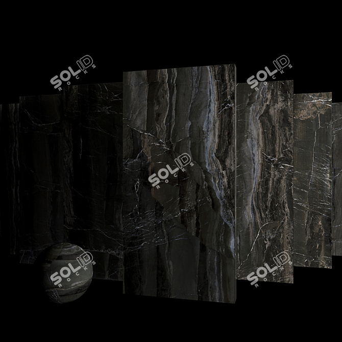 Museum Opera Fumo Marble Set 3D model image 3