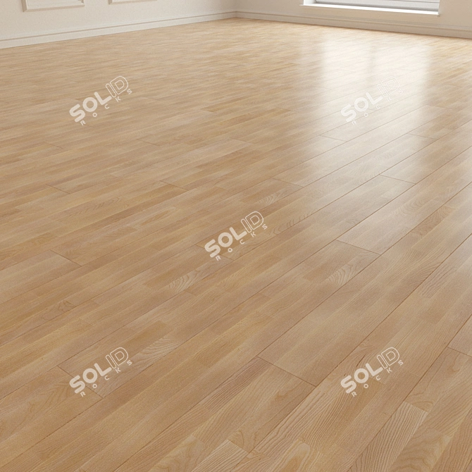 Vibrant Ash Tiramisu Parquet 3D model image 2