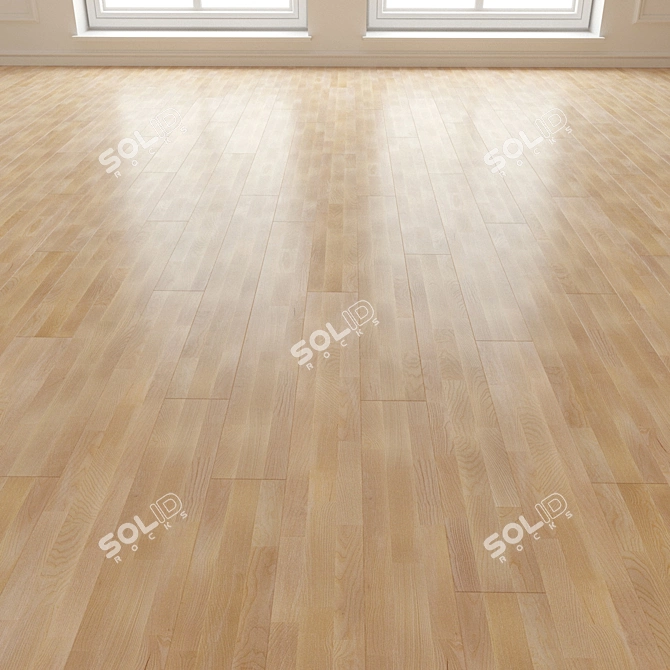 Vibrant Ash Tiramisu Parquet 3D model image 3