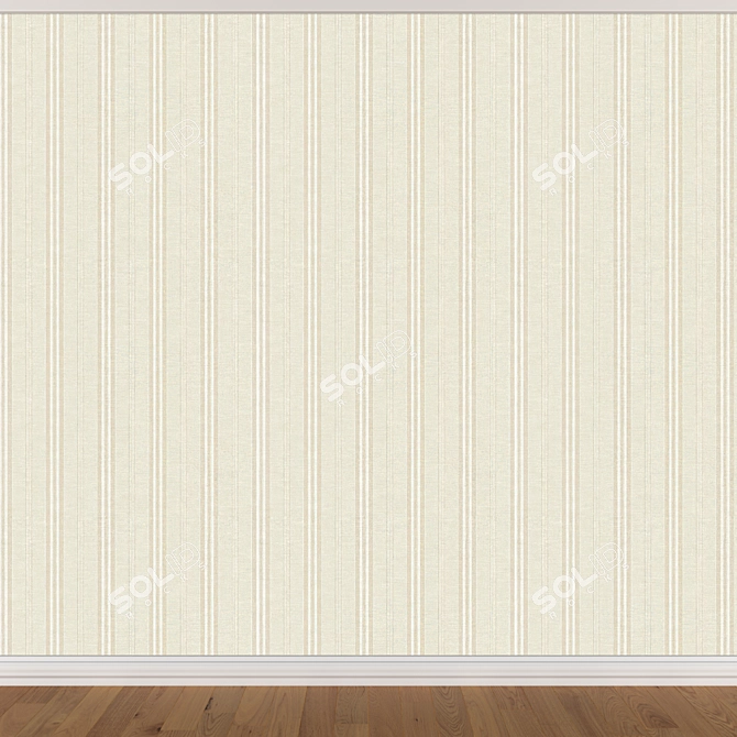 Seamless Wallpaper Set - 3 Colors 3D model image 2