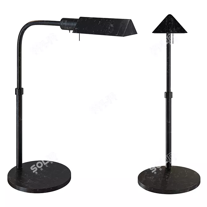 Tenda Pharma Table Lamp - Sleek and Functional 3D model image 1