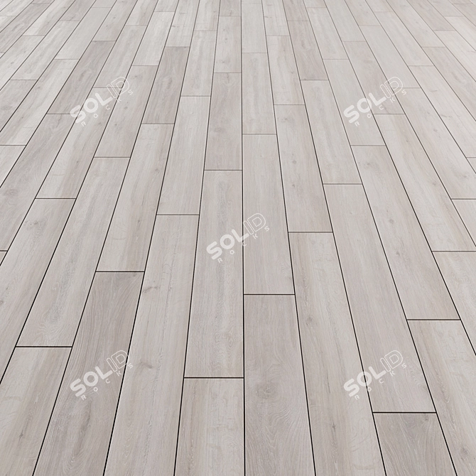 Versatile Laminate Flooring: Standard, Herringbone, Basket Weave 3D model image 2