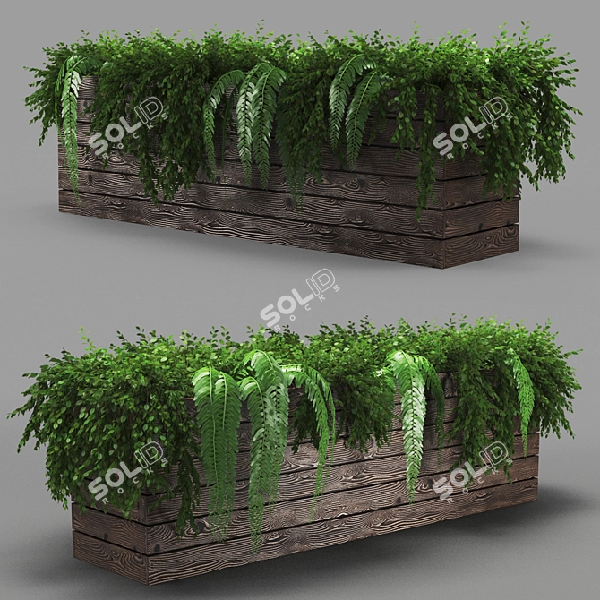 Botanical Bliss: Vibrant Plants with 285K Poly Count 3D model image 1