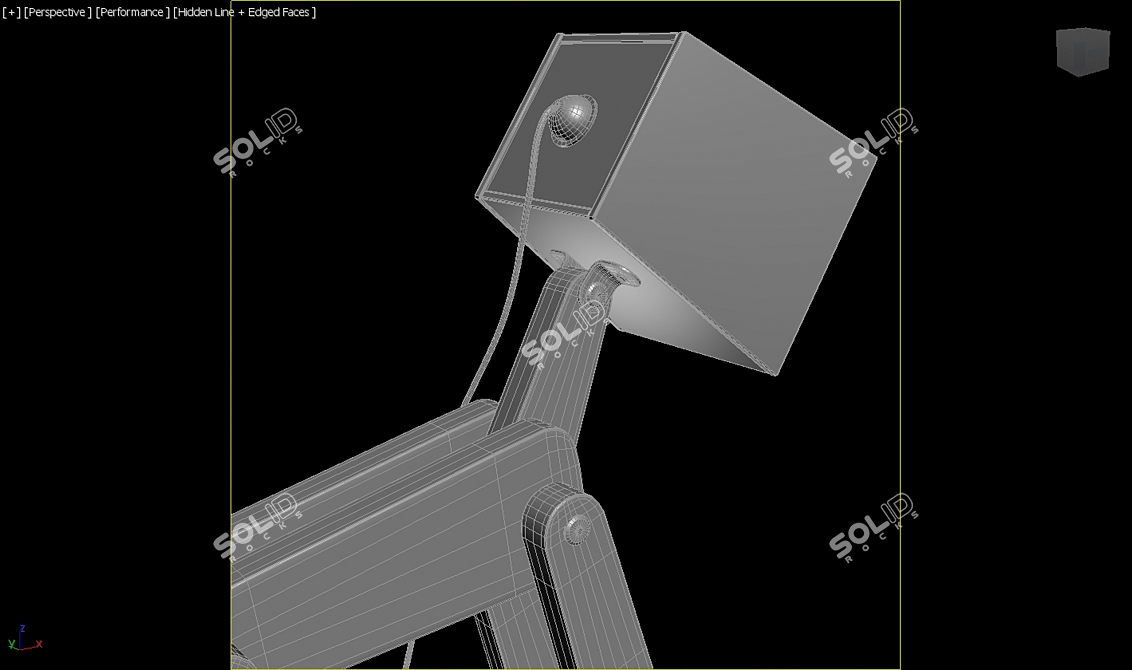 Friendly Kids Table Lamp 3D model image 3