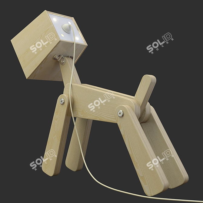Friendly Kids Table Lamp 3D model image 6