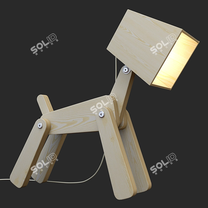 Friendly Kids Table Lamp 3D model image 7