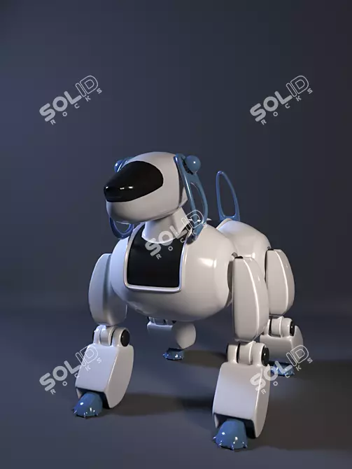 Title: Corona Dog Robot - 3D Model & Renderer 3D model image 1