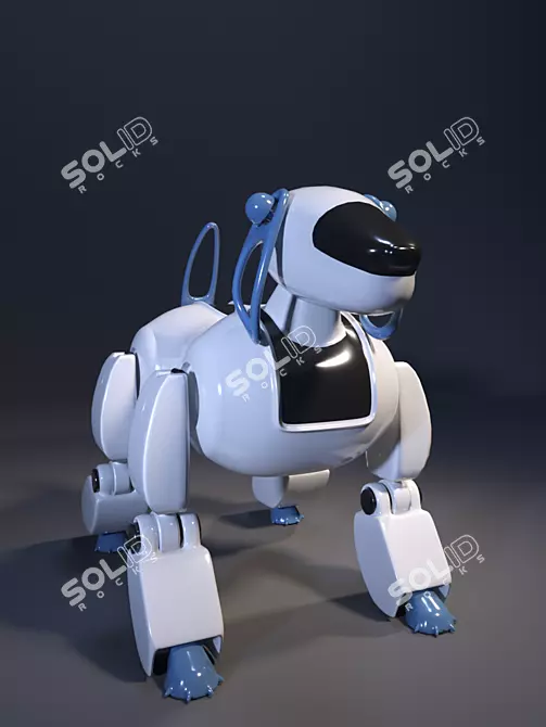Title: Corona Dog Robot - 3D Model & Renderer 3D model image 3