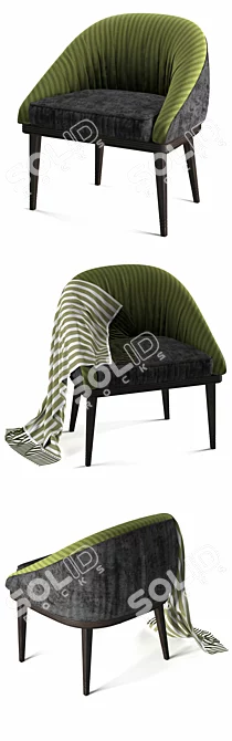  Q-Relaxed Contemporary Chair 3D model image 3