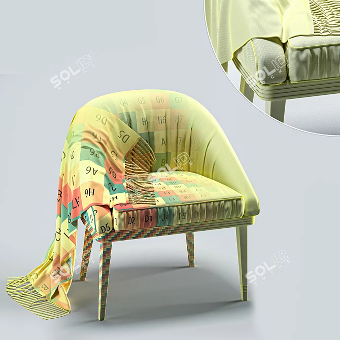  Q-Relaxed Contemporary Chair 3D model image 4