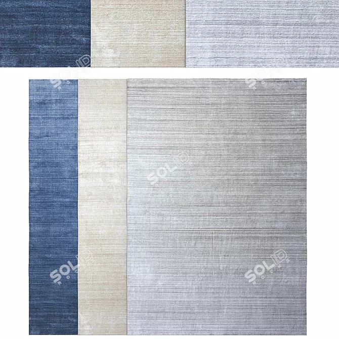 Heath Rug: Elegant Design and Lasting Quality 3D model image 1