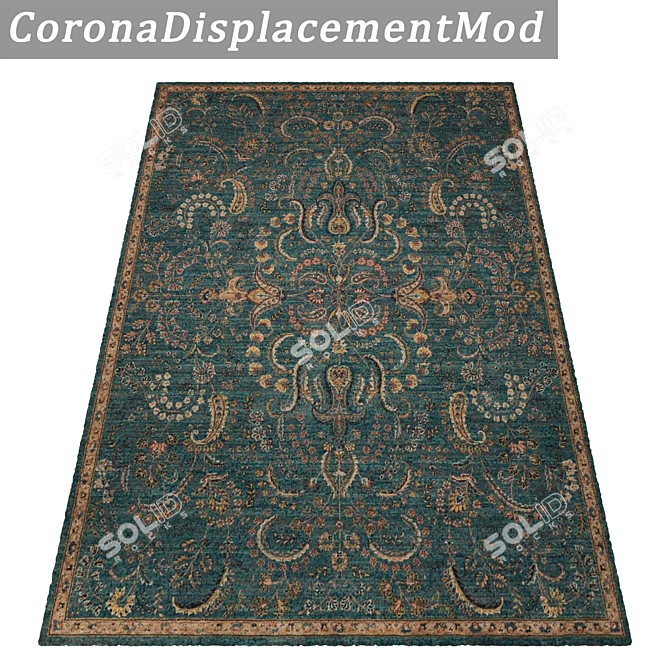 Versatile Set of High-Quality Carpets 3D model image 4