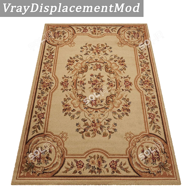 High-Quality Carpet Set with Multiple Textures 3D model image 3