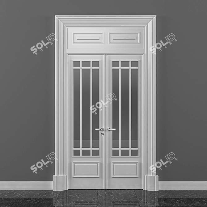 Classic Doors Collection 3D model image 1