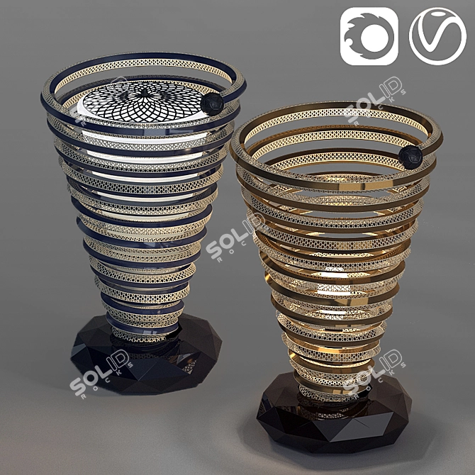 Elegant Illumination Set   Floor Light 001 3D model image 5