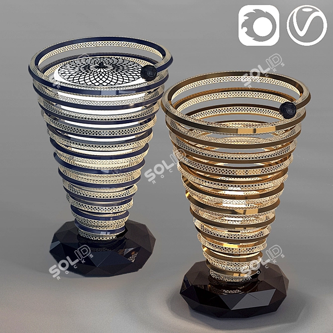 Elegant Illumination Set   Floor Light 001 3D model image 8