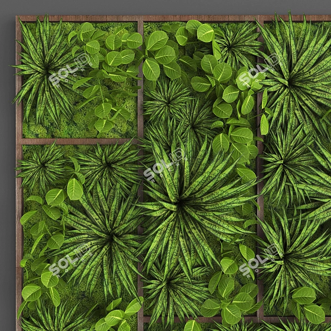 Polys & Verts Vertical Gardening Kit 3D model image 2