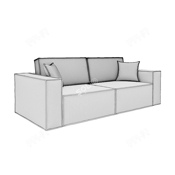 Turin Sofa by Aura Interiors 3D model image 2