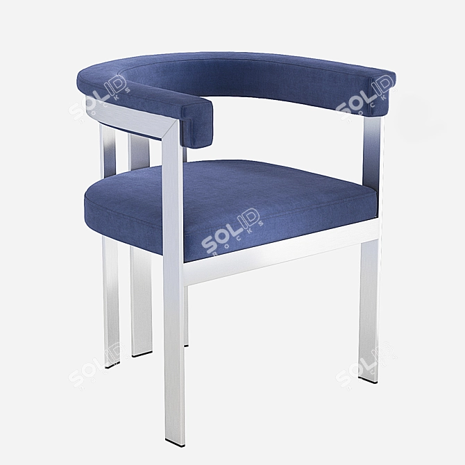 Elegant Eichholtz Clubhouse Dining Chair 3D model image 5