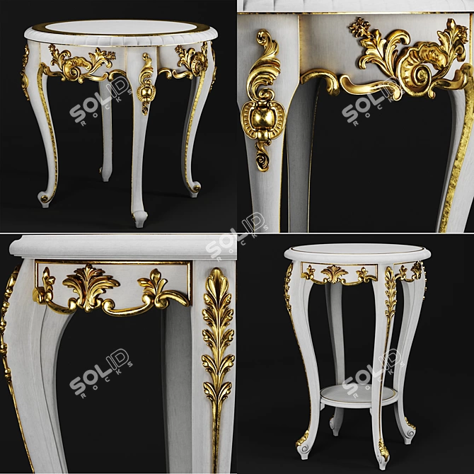 Elegant Bedside Table for 2016 3D model image 1