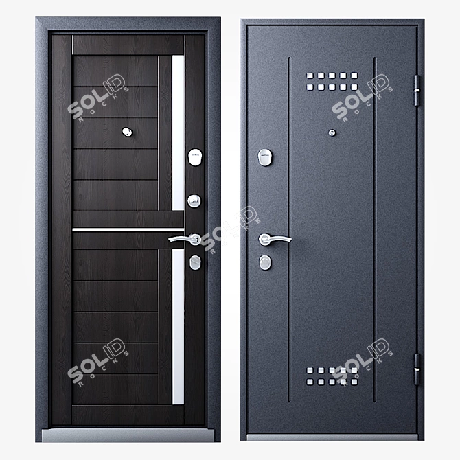 TOREX Entrance Door DELTA-M 10 (860x2050) 3D model image 2