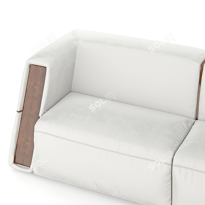 Elegant TL-2390 Sofa by Tonino Lamborghini 3D model image 4