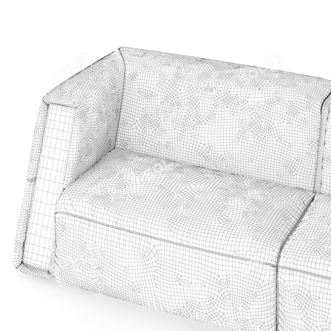 Elegant TL-2390 Sofa by Tonino Lamborghini 3D model image 5