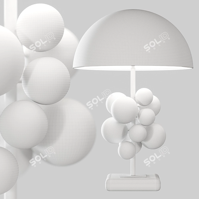 Modern Neo-Classical Globo Table Lamp II 3D model image 2