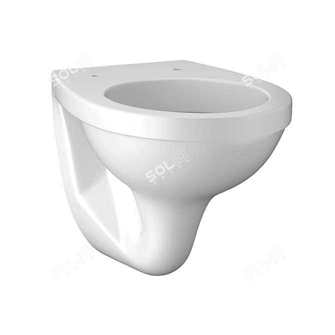 Kolo Idol Wall-Mounted Toilet 3D model image 1