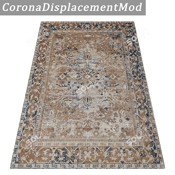 High-Quality Carpets Set 3D model image 4